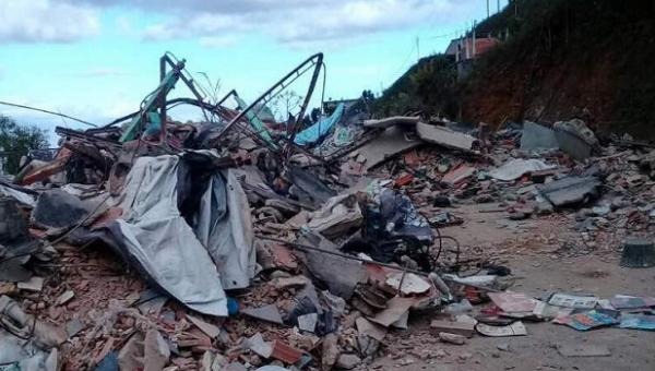 Die Junquito-Hütte wurde am 30. Januar 2018 von den Behörden vollständig abgerissen