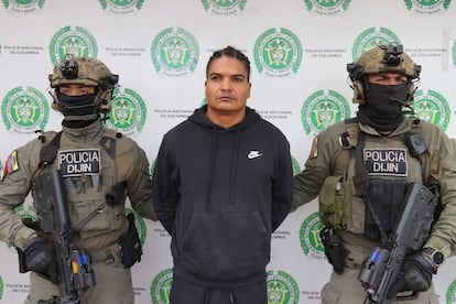 Larry Álvarez, einer der Anführer von Tren de Aragua, in Kolumbien gefangen genommen (Kolumbianische Nationalpolizei / EFE)